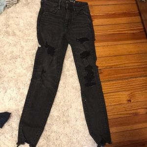 American Eagle ripped jeans
